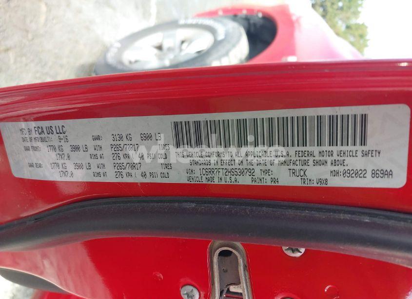 Photo 9 of 2017 Ram 1500 EXPRESS 4X4 6'4 BOX (VIN 1C6RR7FT2HS530792)