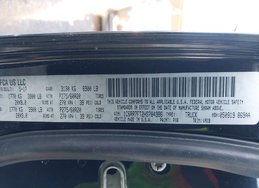 Photo 9 of 2017 Ram 1500 EXPRESS 4X4 6'4 BOX (VIN 1C6RR7FT2HS784986)