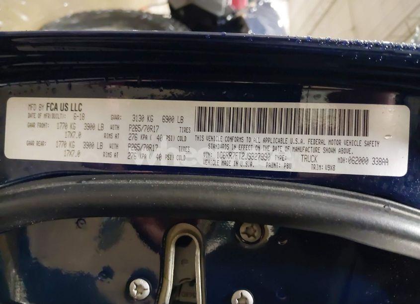 Photo 9 of 2018 Ram 1500 EXPRESS 4X4 6'4 BOX (VIN 1C6RR7FT2JS327990)