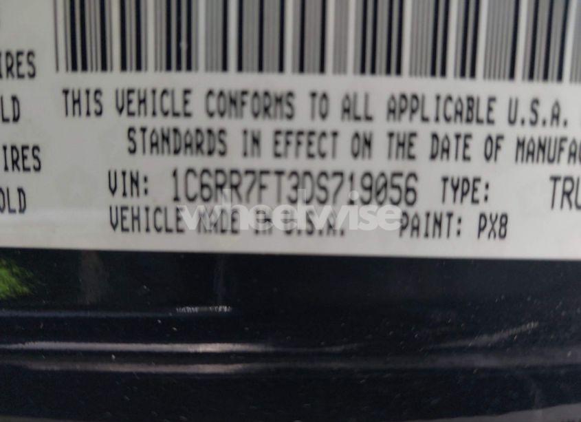 Photo 9 of 2013 Ram 1500 EXPRESS (VIN 1C6RR7FT3DS719056)