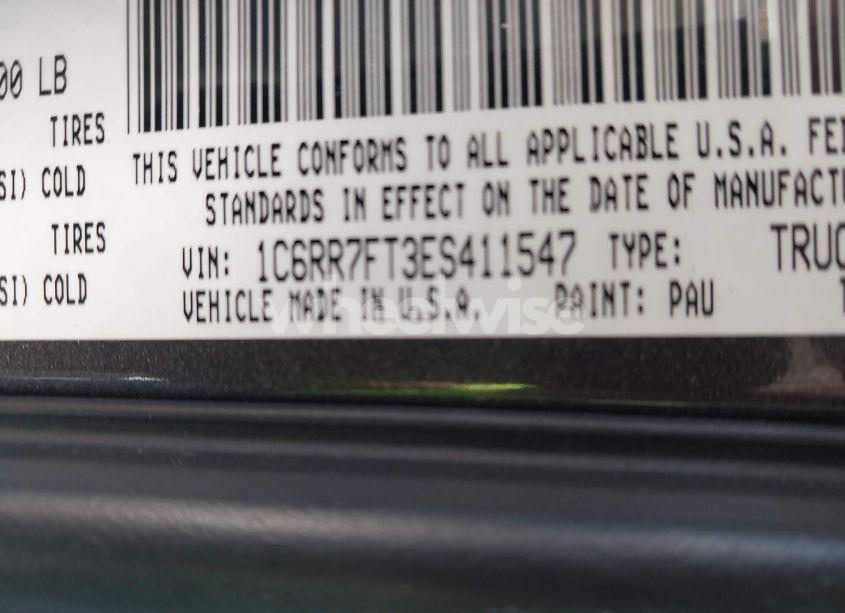 Photo 9 of 2014 Ram 1500 EXPRESS (VIN 1C6RR7FT3ES411547)