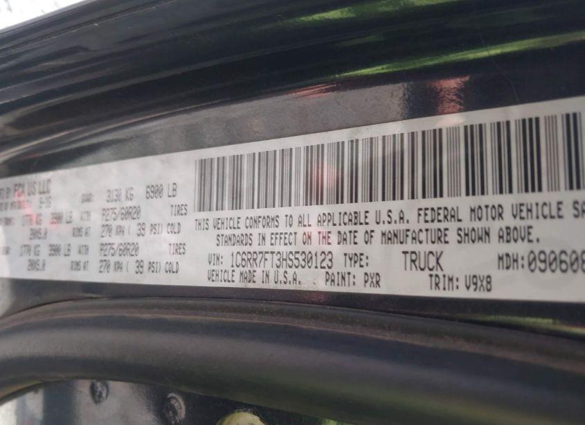 Photo 9 of 2017 Ram 1500 EXPRESS 4X4 6'4 BOX (VIN 1C6RR7FT3HS530123)