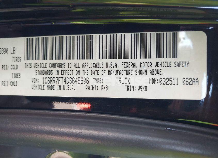 Photo 9 of 2013 Ram 1500 EXPRESS (VIN 1C6RR7FT4DS645906)