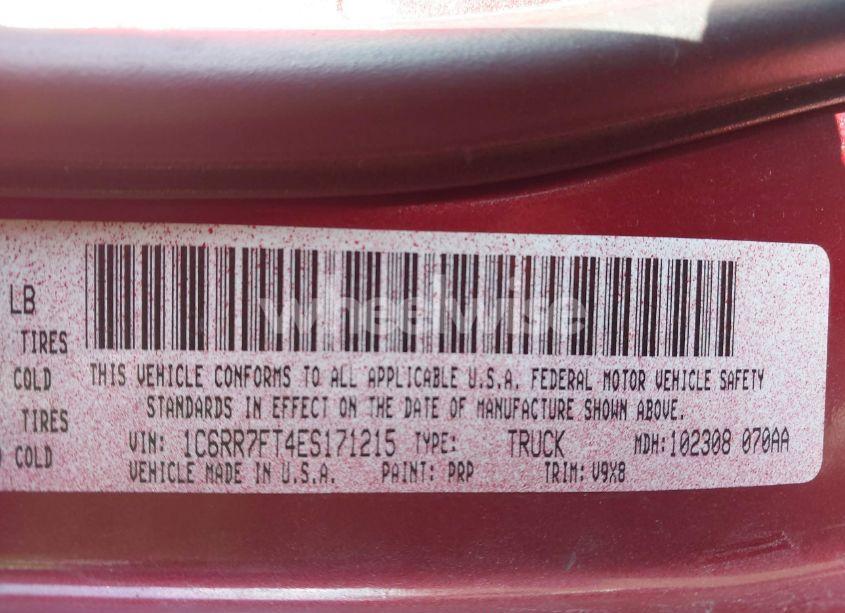 Photo 9 of 2014 Ram 1500 EXPRESS (VIN 1C6RR7FT4ES171215)