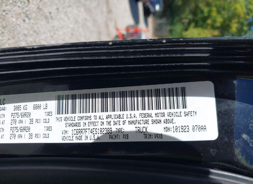 Photo 9 of 2014 Ram 1500 EXPRESS (VIN 1C6RR7FT4ES182389)