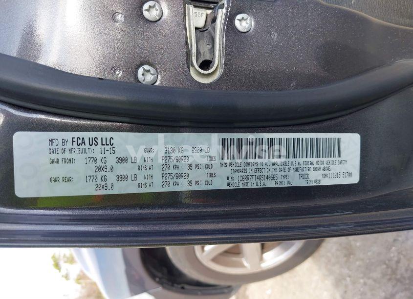 Photo 9 of 2016 Ram 1500 EXPRESS (VIN 1C6RR7FT4GS140565)