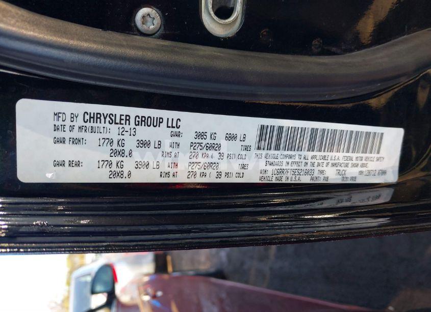 Photo 9 of 2014 Ram 1500 EXPRESS (VIN 1C6RR7FT5ES216033)