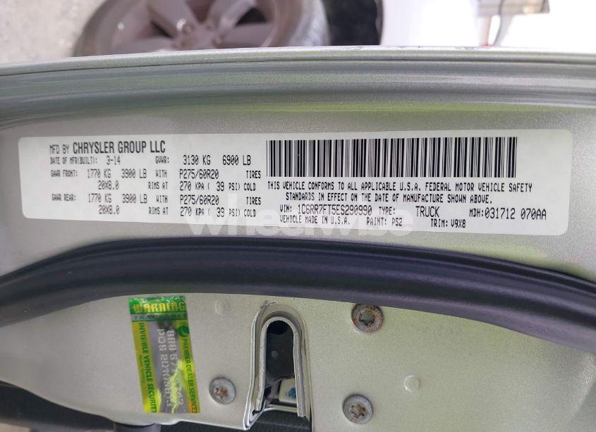 Photo 9 of 2014 Ram 1500 EXPRESS (VIN 1C6RR7FT5ES290990)