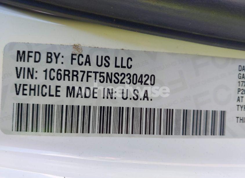 Photo 9 of 2022 Ram 1500 CLASSIC TRADESMAN 4X4 6'4 BOX (VIN 1C6RR7FT5NS230420)