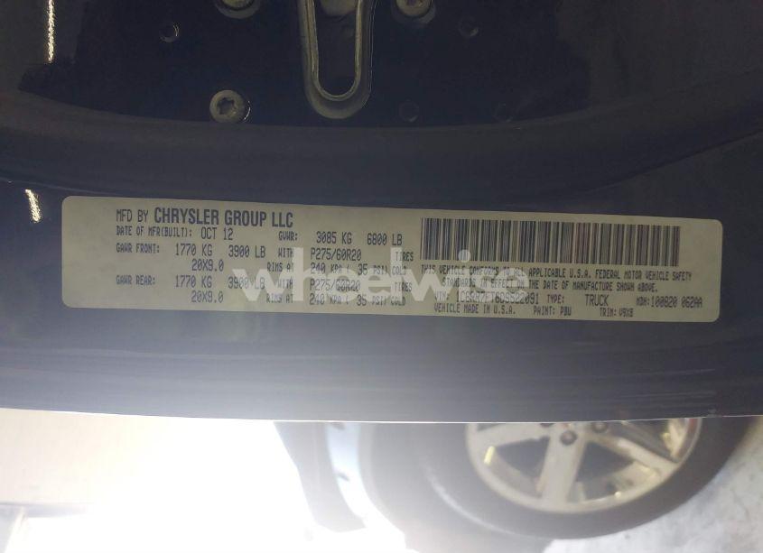 Photo 9 of 2013 Ram 1500 EXPRESS (VIN 1C6RR7FT6DS522091)