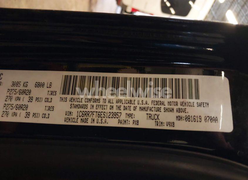 Photo 9 of 2014 Ram 1500 EXPRESS (VIN 1C6RR7FT6ES123957)