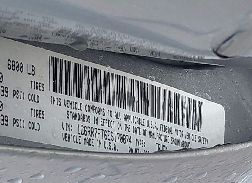 Photo 9 of 2014 Ram 1500 EXPRESS (VIN 1C6RR7FT6ES170874)