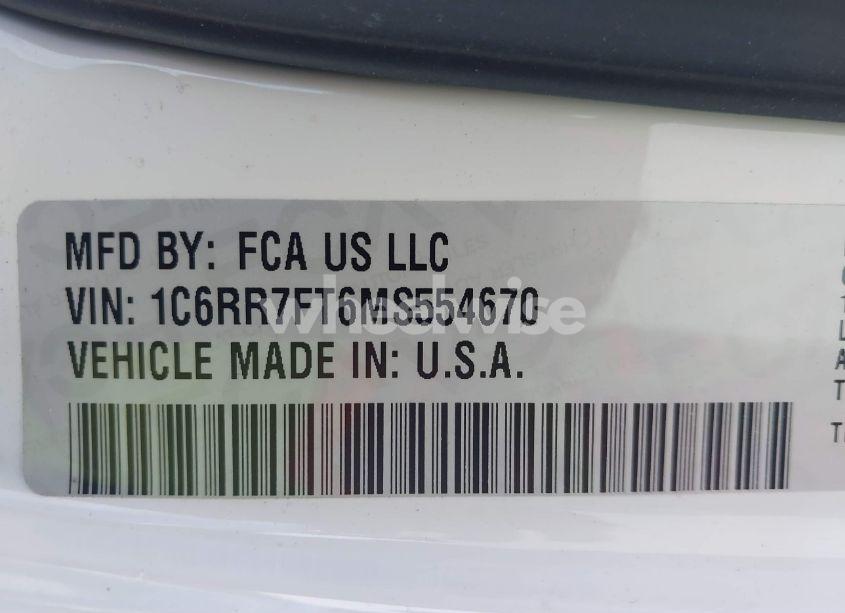 Photo 9 of 2021 Ram 1500 CLASSIC TRADESMAN 4X4 6'4 BOX (VIN 1C6RR7FT6MS554670)