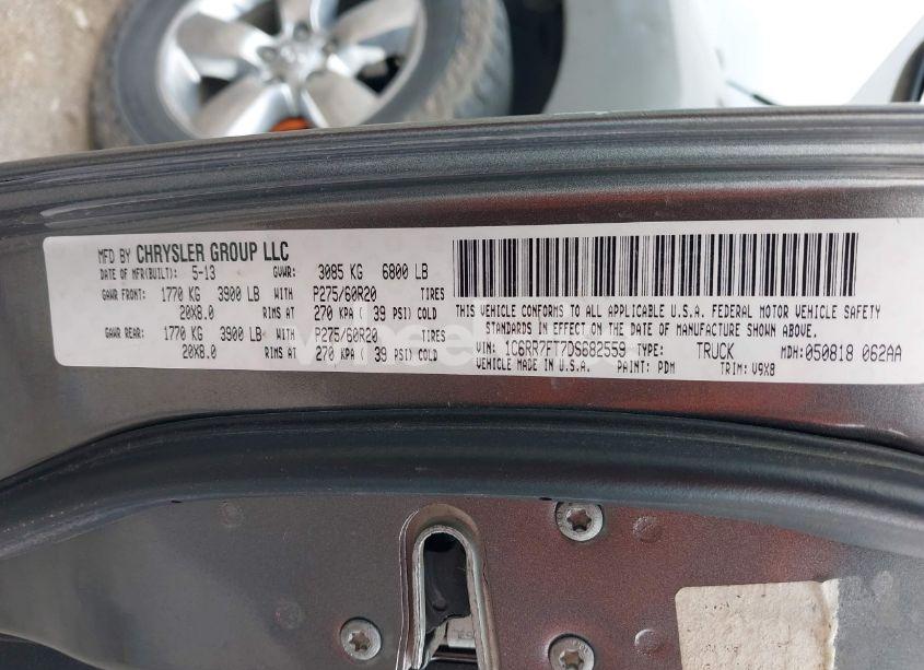 Photo 9 of 2013 Ram 1500 EXPRESS (VIN 1C6RR7FT7DS682559)