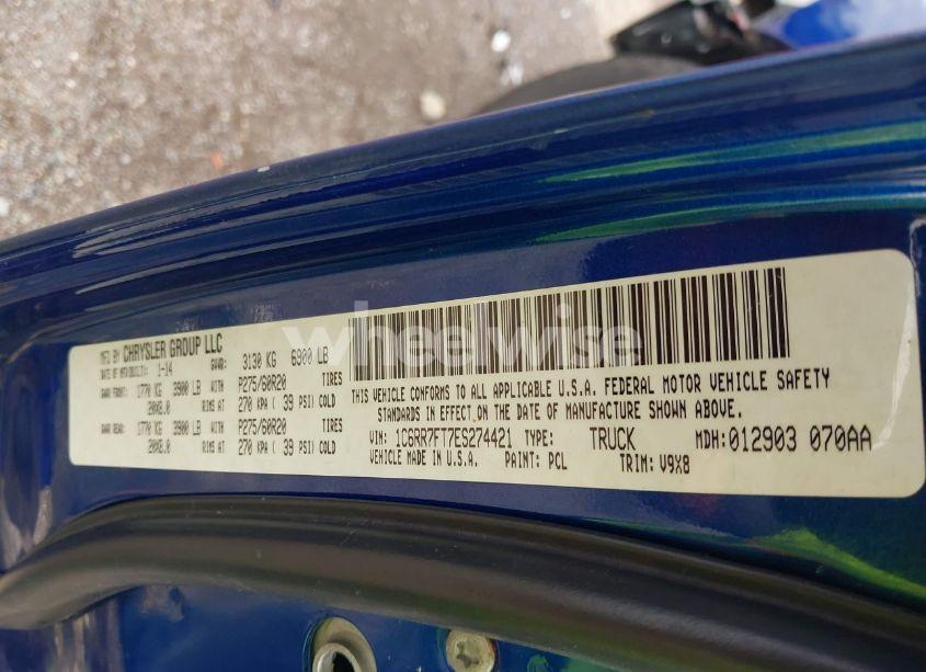 Photo 9 of 2014 Ram 1500 EXPRESS (VIN 1C6RR7FT7ES274421)