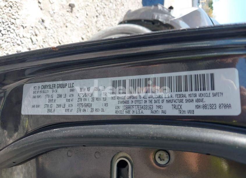 Photo 9 of 2014 Ram 1500 EXPRESS (VIN 1C6RR7FT7ES433163)