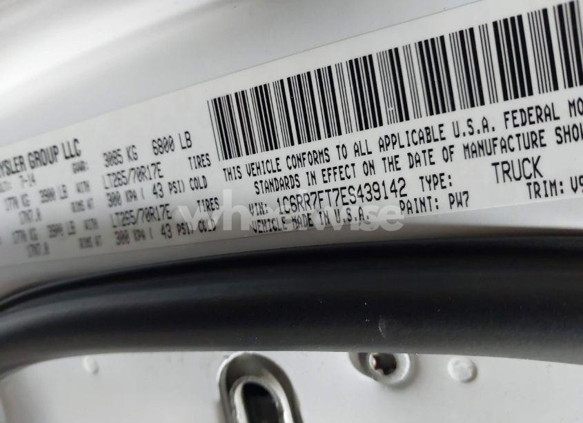 Photo 9 of 2014 Ram 1500 TRADESMAN (VIN 1C6RR7FT7ES439142)