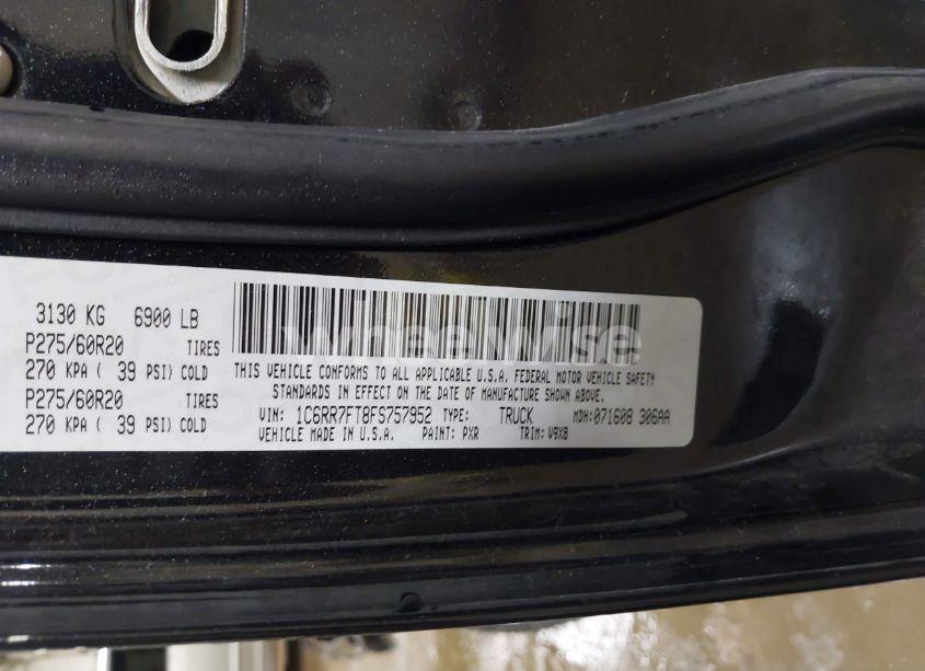 Photo 9 of 2015 Ram 1500 EXPRESS (VIN 1C6RR7FT8FS757952)