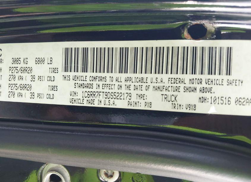 Photo 9 of 2013 Ram 1500 EXPRESS (VIN 1C6RR7FT9DS522179)