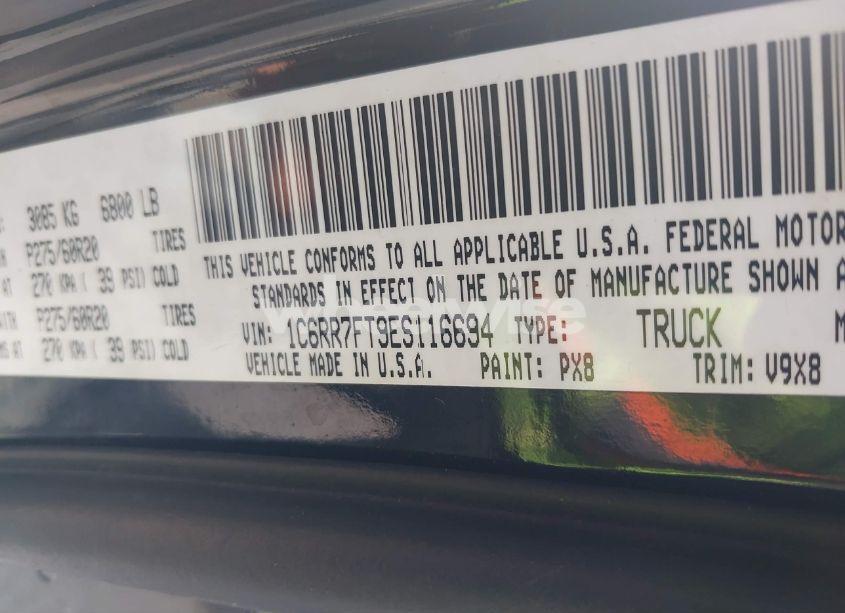 Photo 9 of 2014 Ram 1500 EXPRESS (VIN 1C6RR7FT9ES116694)