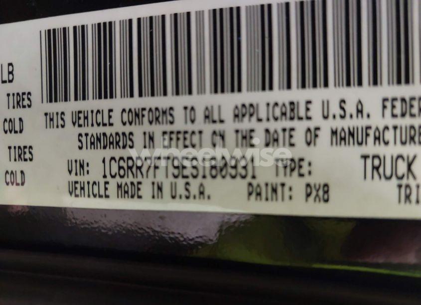 Photo 9 of 2014 Ram 1500 EXPRESS (VIN 1C6RR7FT9ES180931)