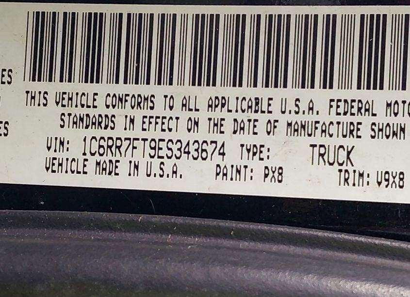 Photo 14 of 2014 Ram 1500 EXPRESS (VIN 1C6RR7FT9ES343674)