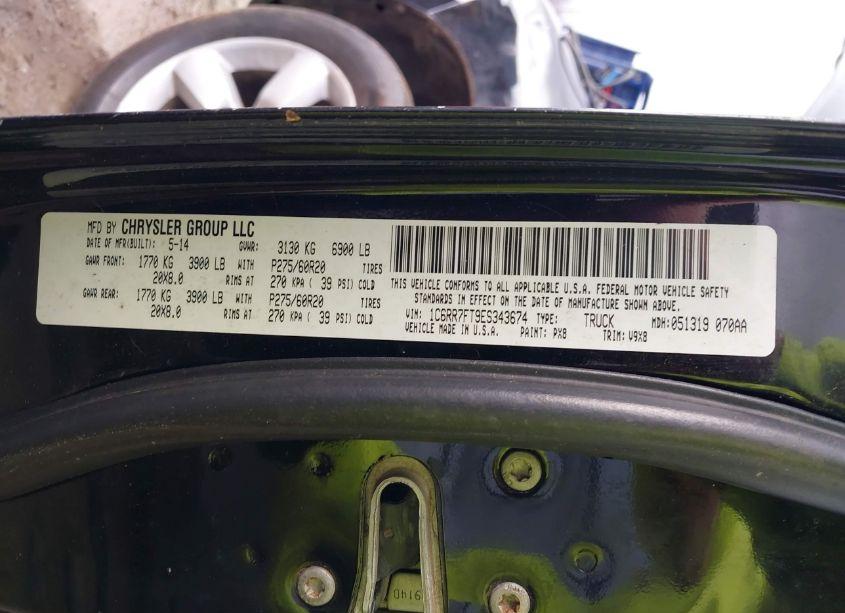 Photo 9 of 2014 Ram 1500 EXPRESS (VIN 1C6RR7FT9ES343674)