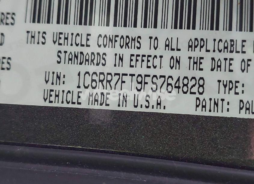 Photo 9 of 2015 Ram 1500 EXPRESS (VIN 1C6RR7FT9FS764828)