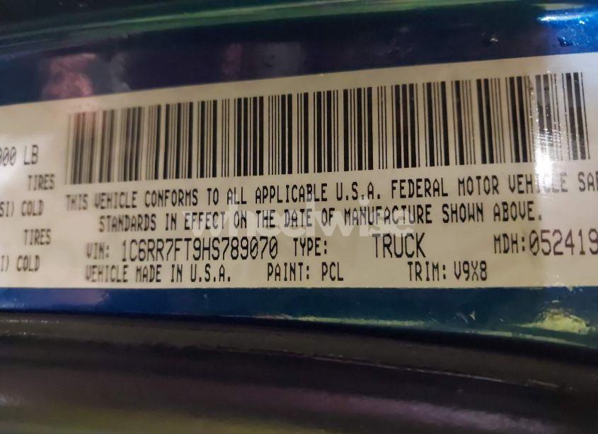 Photo 9 of 2017 Ram 1500 EXPRESS 4X4 6'4 BOX (VIN 1C6RR7FT9HS789070)