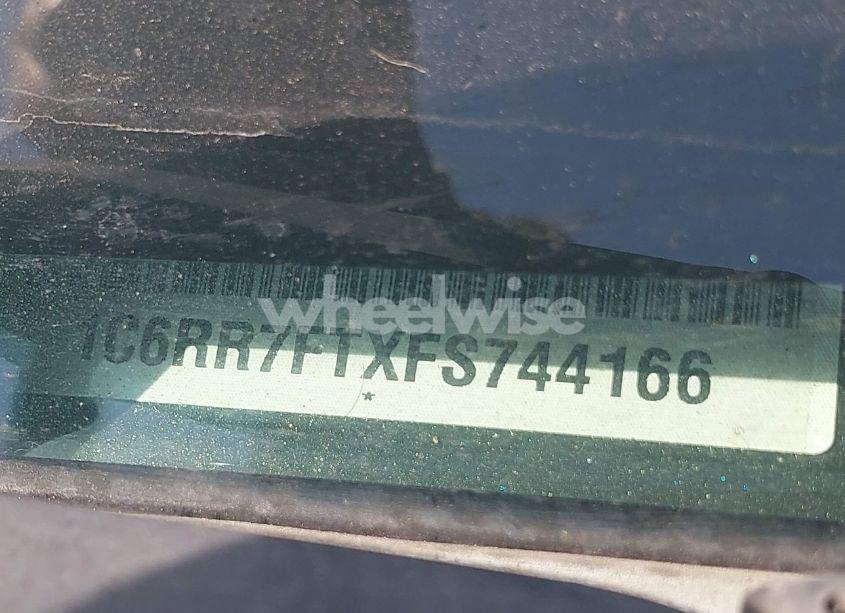 Photo 17 of 2015 Ram 1500 TRADESMAN (VIN 1C6RR7FTXFS744166)