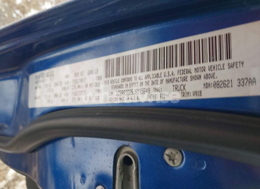 Photo 9 of 2018 Ram 1500 SLT 4X4 6'4 BOX (VIN 1C6RR7GG5JS115649)