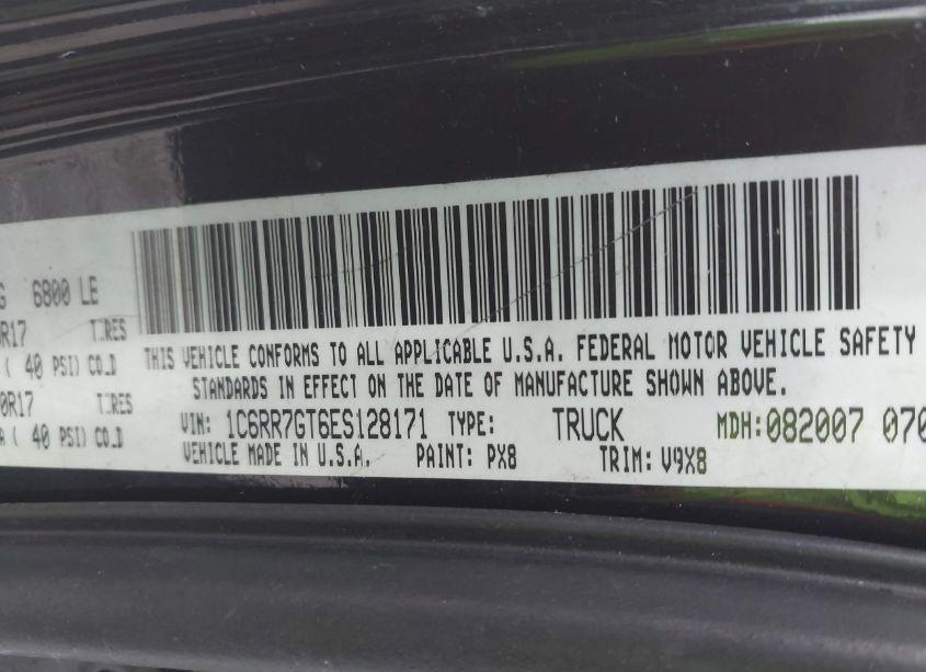 Photo 9 of 2014 Ram 1500 SLT (VIN 1C6RR7GT6ES128171)