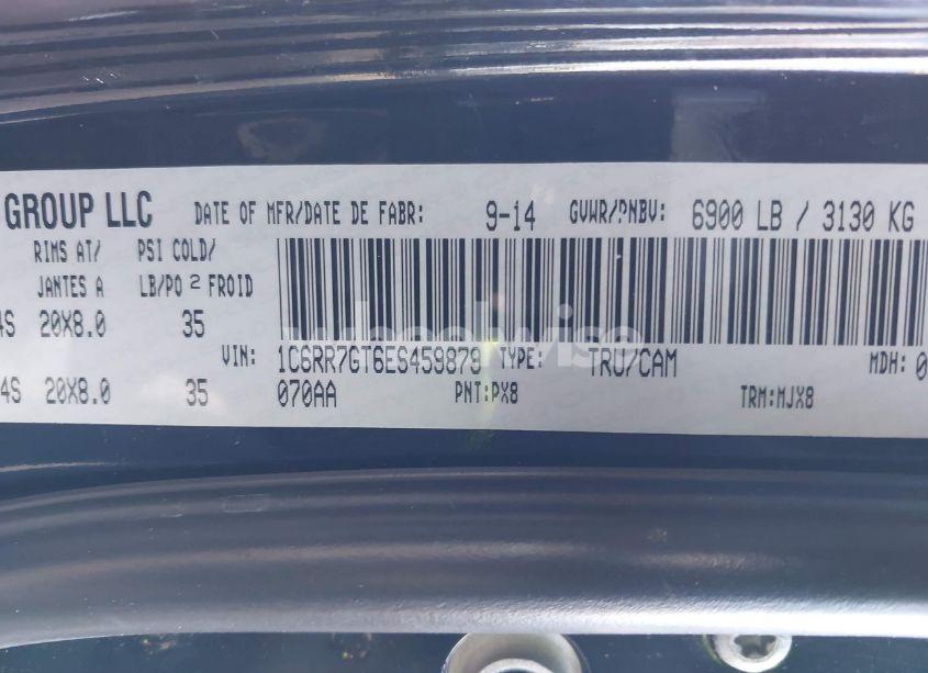 Photo 9 of 2014 Ram 1500 SLT (VIN 1C6RR7GT6ES459879)