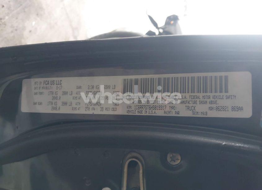 Photo 9 of 2017 Ram 1500 BIG HORN 4X4 6'4 BOX (VIN 1C6RR7GT6HS819317)