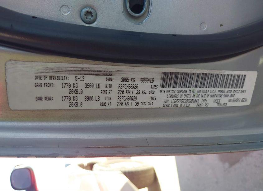 Photo 9 of 2013 Ram 1500 BIG HORN (VIN 1C6RR7GT9DS681041)