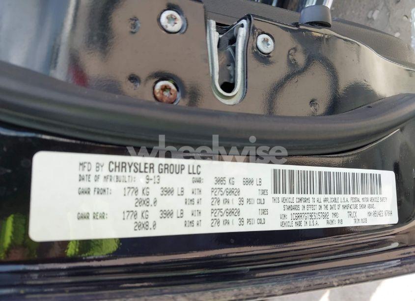 Photo 9 of 2014 Ram 1500 SLT (VIN 1C6RR7GT9ES157602)