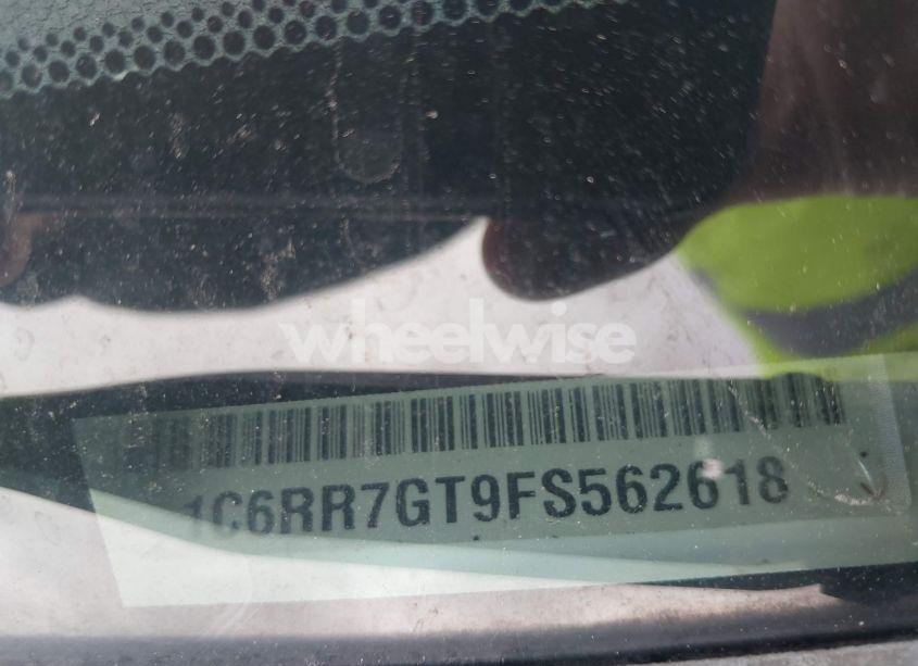 Photo 9 of 2015 Ram 1500 BIG HORN (VIN 1C6RR7GT9FS562618)