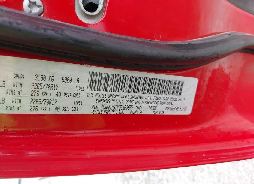 Photo 9 of 2016 Ram 1500 SLT (VIN 1C6RR7GTXGS165677)