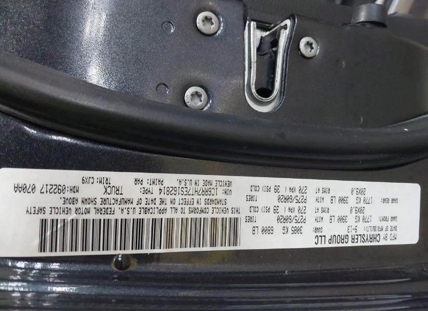 Photo 9 of 2014 Ram 1500 SPORT (VIN 1C6RR7HT7ES162814)