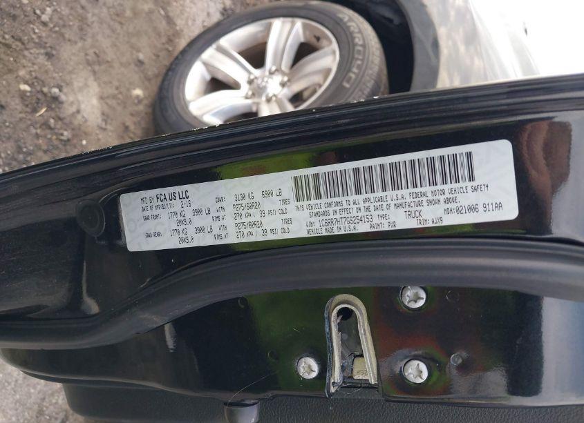 Photo 9 of 2016 Ram 1500 SPORT (VIN 1C6RR7HT7GS254153)