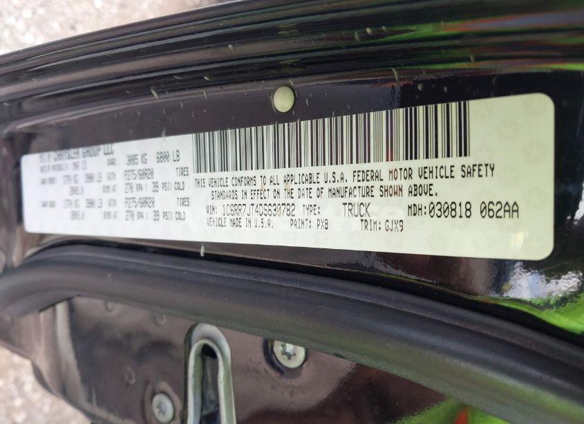 Photo 9 of 2013 Ram 1500 LARAMIE (VIN 1C6RR7JT4DS630782)