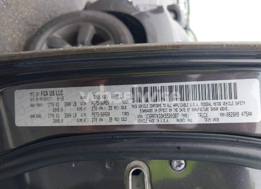 Photo 9 of 2019 Ram 1500 CLASSIC EXPRESS 4X4 5'7 BOX (VIN 1C6RR7KG9KS520387)