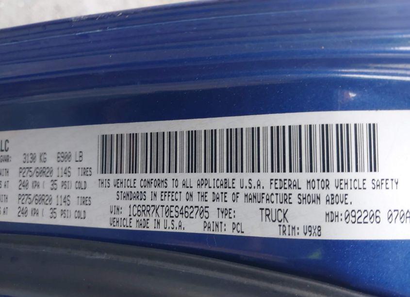 Photo 9 of 2014 Ram 1500 EXPRESS (VIN 1C6RR7KT0ES462705)