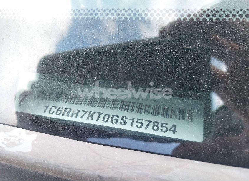 Photo 9 of 2016 Ram 1500 EXPRESS (VIN 1C6RR7KT0GS157854)