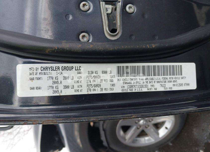 Photo 9 of 2014 Ram 1500 EXPRESS (VIN 1C6RR7KT1ES261931)