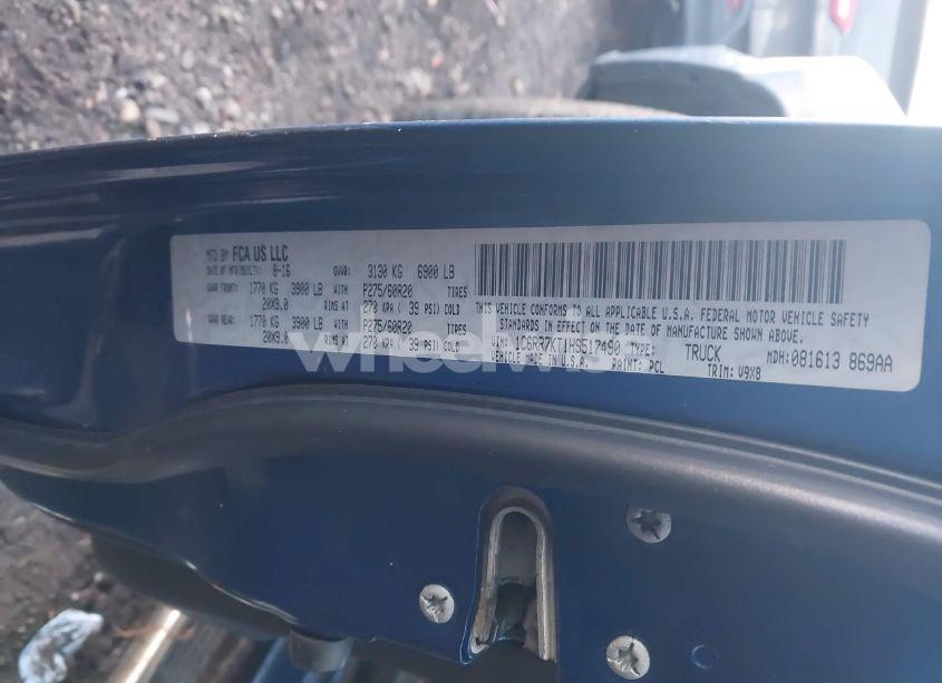 Photo 9 of 2017 Ram 1500 EXPRESS 4X4 5'7 BOX (VIN 1C6RR7KT1HS517490)