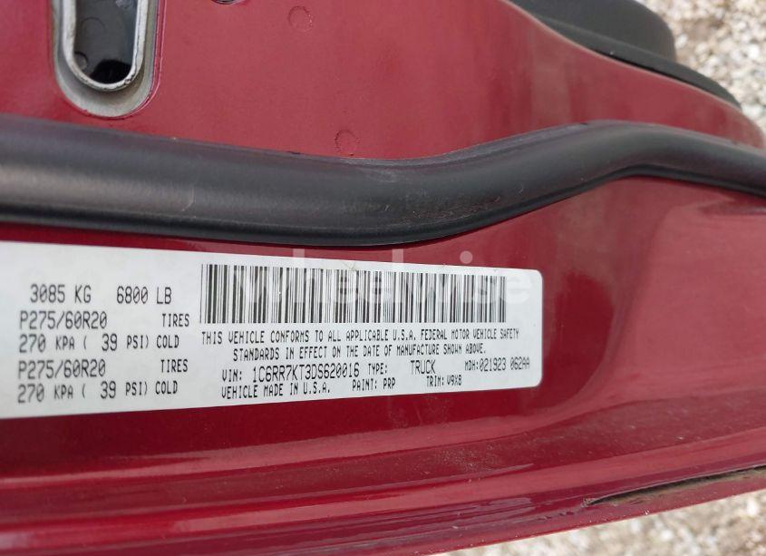 Photo 9 of 2013 Ram 1500 EXPRESS (VIN 1C6RR7KT3DS620016)