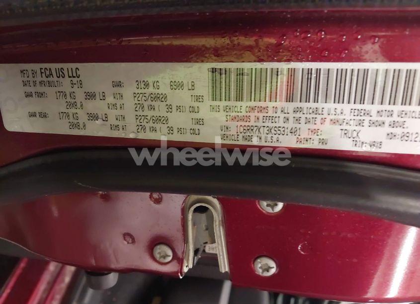 Photo 9 of 2019 Ram 1500 CLASSIC EXPRESS 4X4 5'7 BOX (VIN 1C6RR7KT3KS531401)