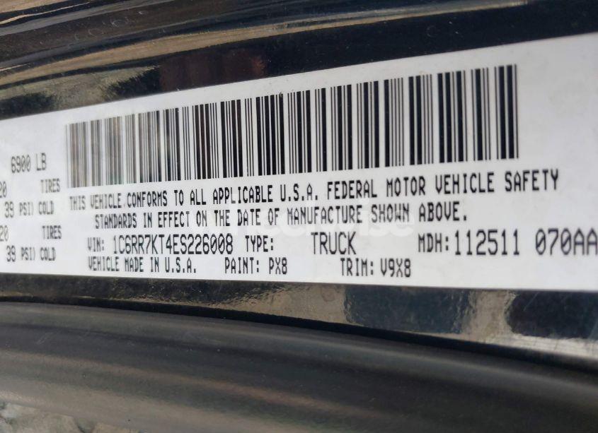 Photo 9 of 2014 Ram 1500 EXPRESS (VIN 1C6RR7KT4ES226008)