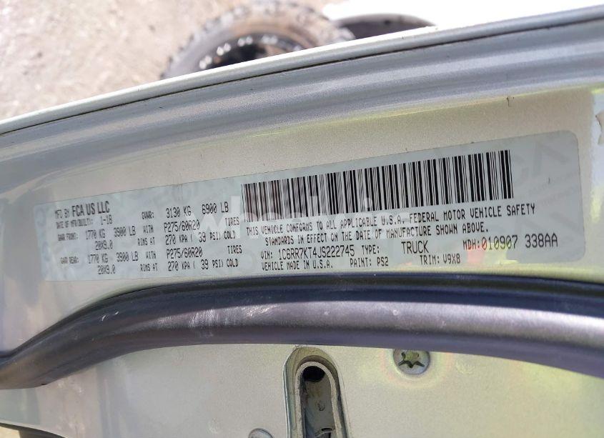 Photo 9 of 2018 Ram 1500 EXPRESS 4X4 5'7 BOX (VIN 1C6RR7KT4JS222745)